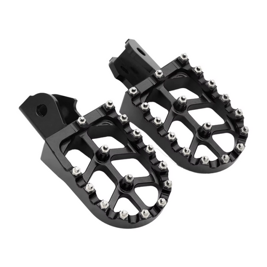 FOOT REST PEGS CNC ALUMINIUM BLACK SURRON LIGHT BEE S LIGHT BEE X