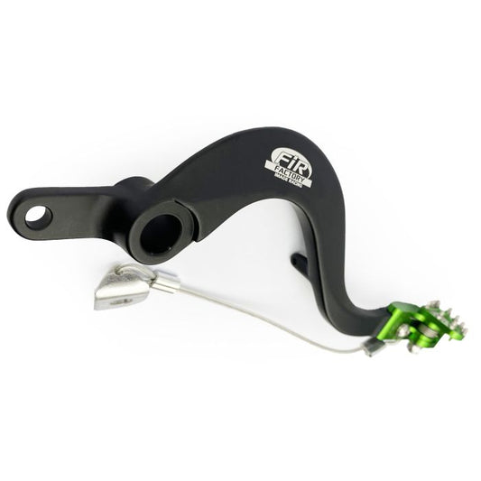 Skip to the end of the images gallery Skip to the beginning of the images gallery BRAKE PEDAL KAWASAKI KX 250 450, FIR,13236-0838, BLACK, GREEN FOLDING TIP