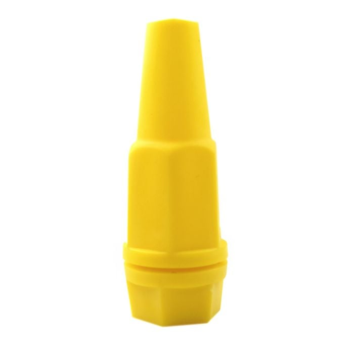SPARK PLUG SCREW CAP HOLDER YELLOW