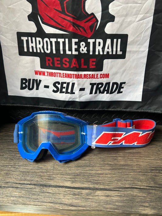 FMF 100% goggles New lens