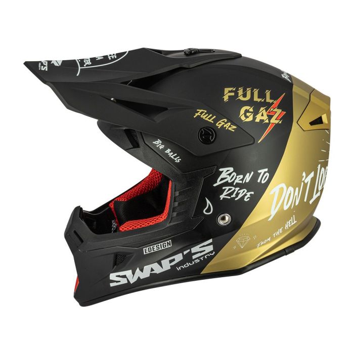 SWAPS S818 - MATT BLACK GOLD FULL GAZ
