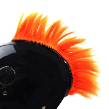 HELMET DECORATION MOHAWK ADHESIVE LOOSE HAIR BLADE DESIGN