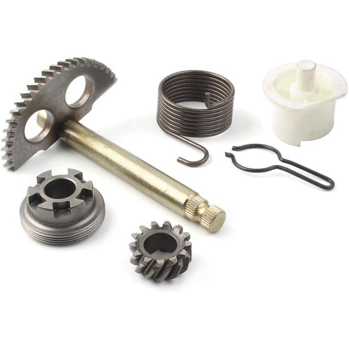KICK START SPINDLE GEAR AND SPRING SET YAMAHA PW50 3L5-15601-00-00 3L5-15631-00-00