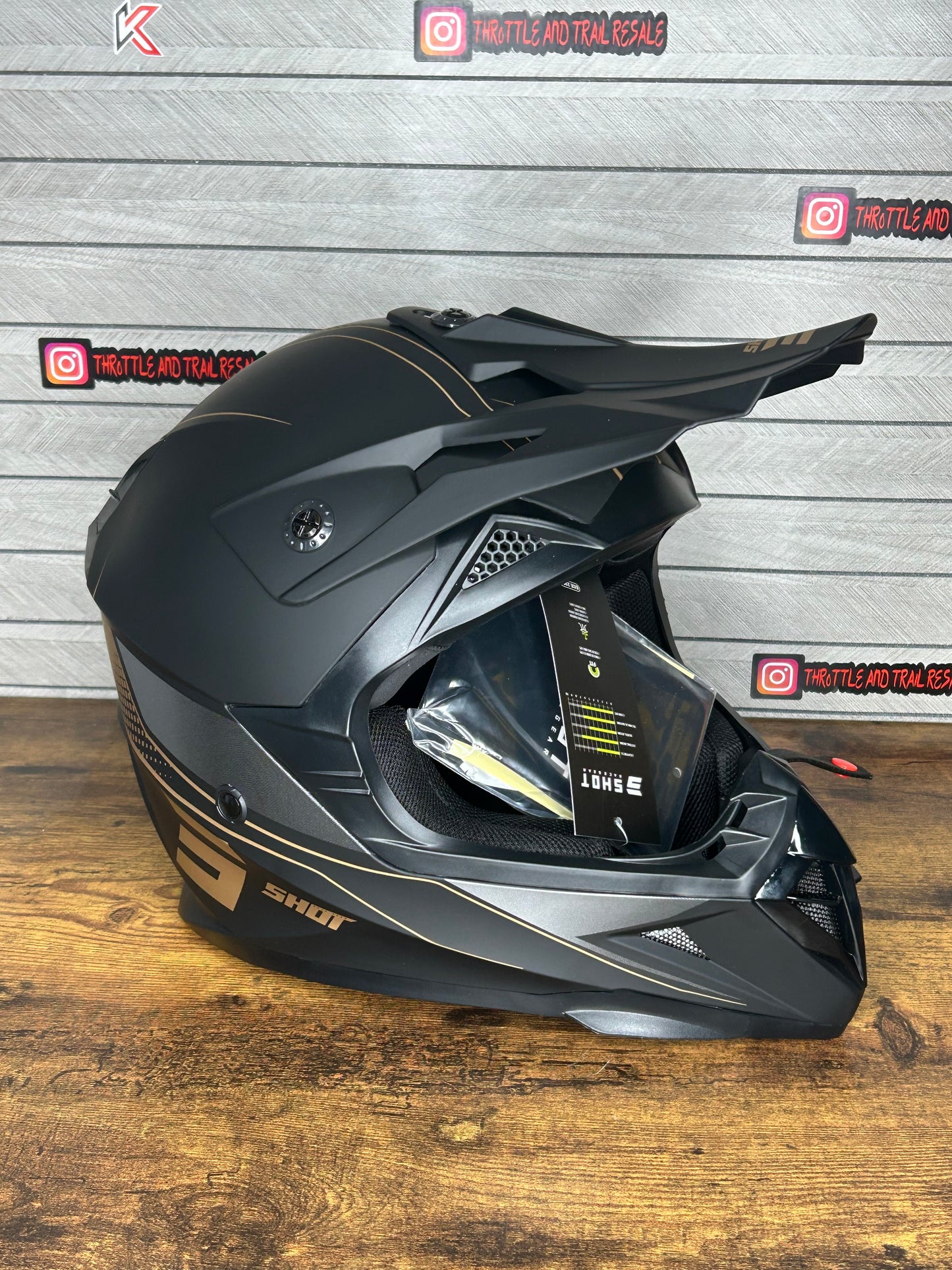NEW shot helmet 59-60cm