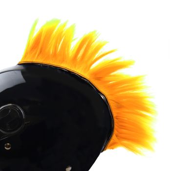 HELMET DECORATION MOHAWK ADHESIVE LOOSE HAIR BLADE DESIGN