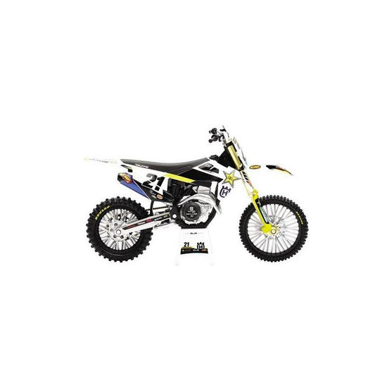 MODEL DIE CAST HUSQVARNA RACE TEAM, FC 450 JASON ANDERSON 2020 #21 SCALE 1:12, NEWRAY 58233