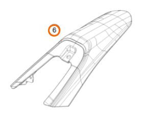 KTM OEM Rear fender with decal SX-E 2 2024>