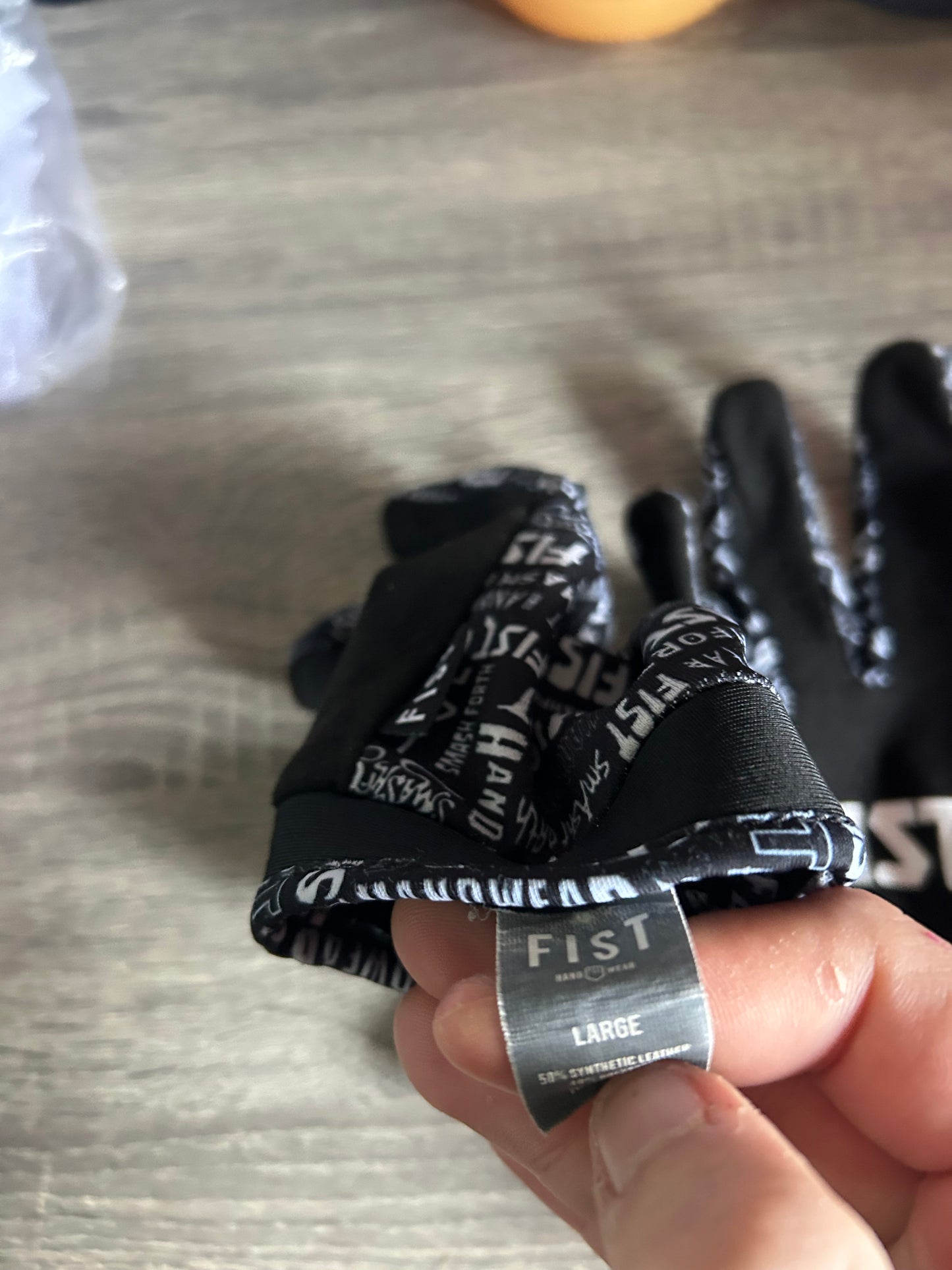 fist gloves large