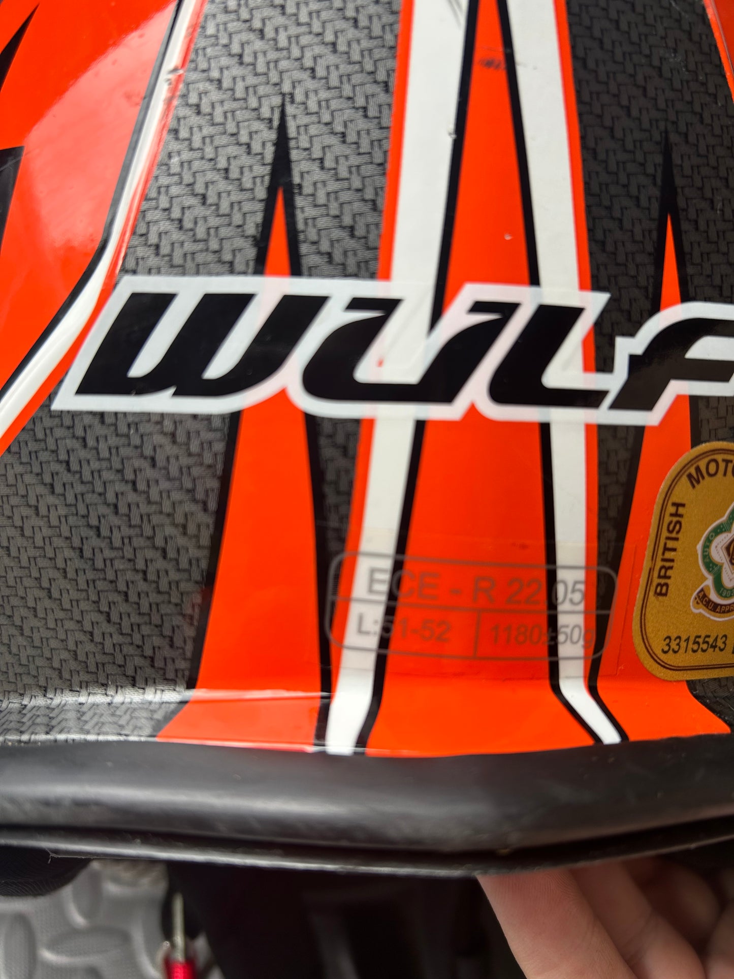 Wulfsport helmet 51-52cm