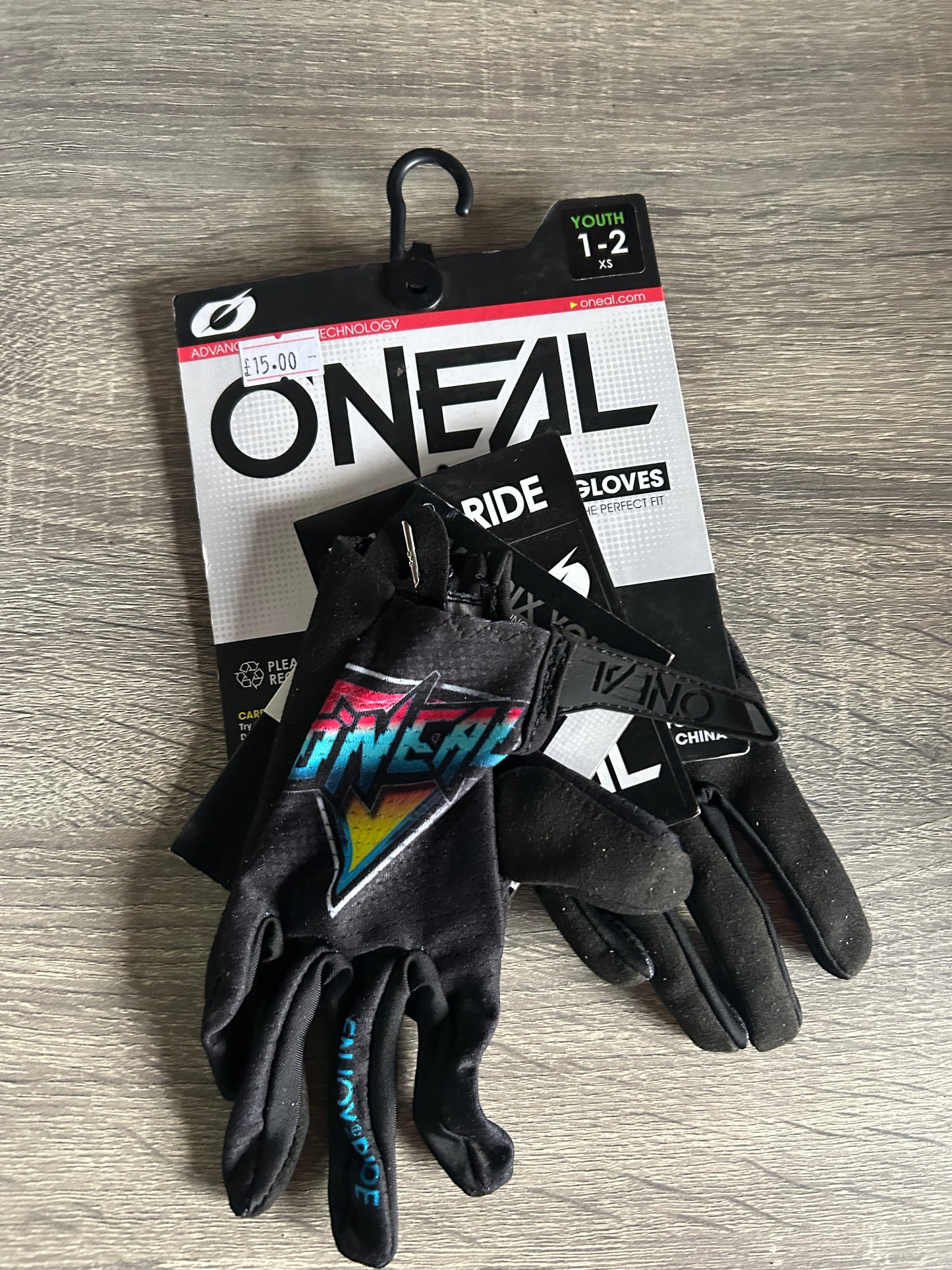 new oneal gloves yxs