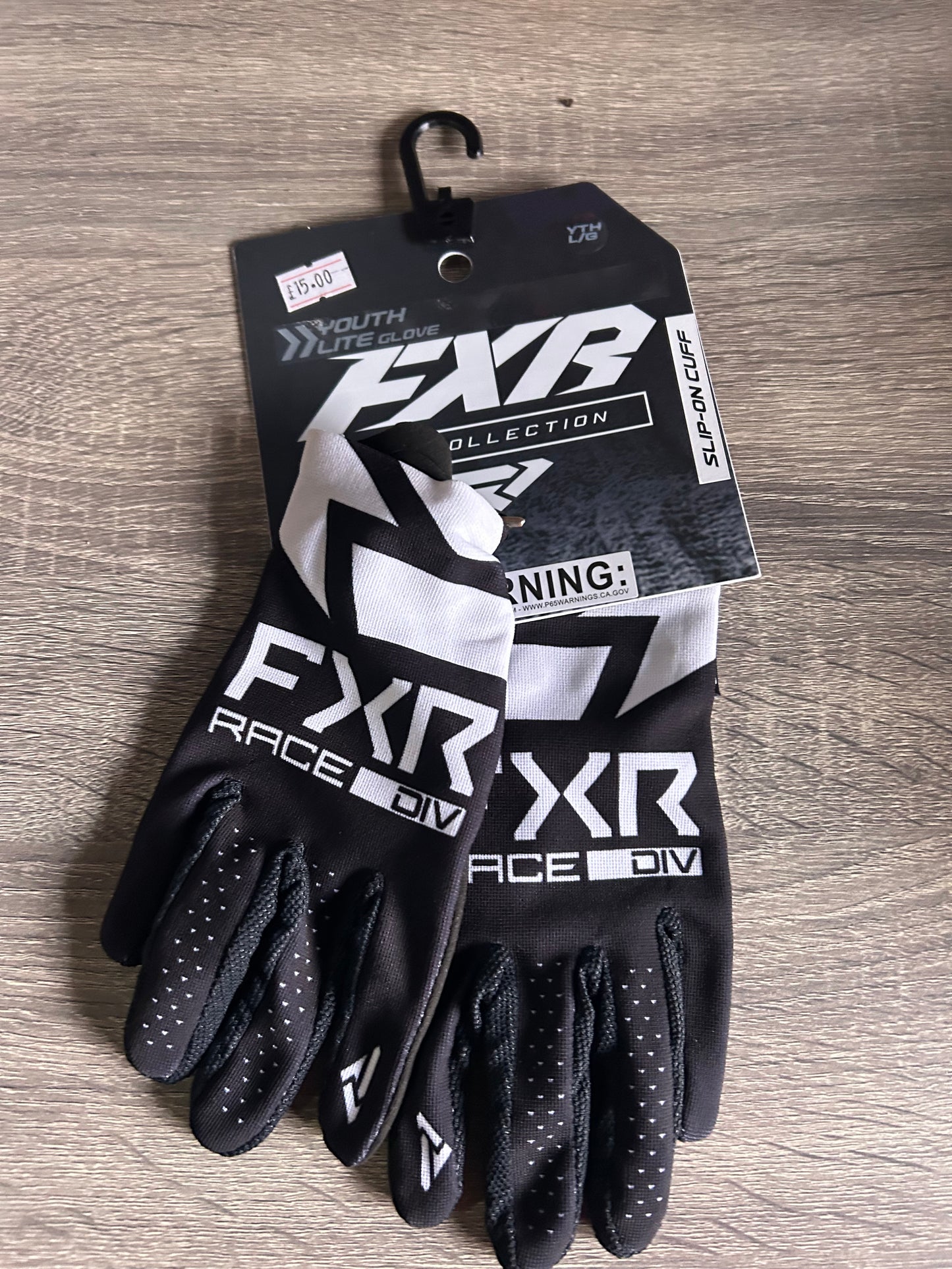 new fxr gloves youth large