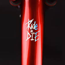 Ride or die mtb decal