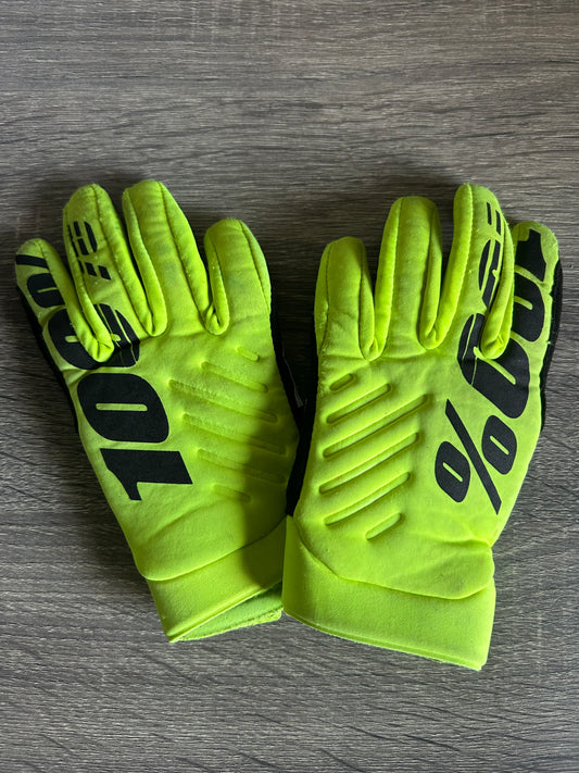 100% gloves youth small