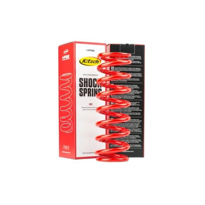 Shock Absorber Spring -57N (64/66x245) Red, 6466-250-57, HIGH PERFORMANCE SHOCK SPRING, K-TECH SUSPENSION