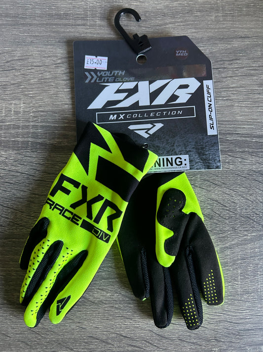 Fxr gloves youth medium