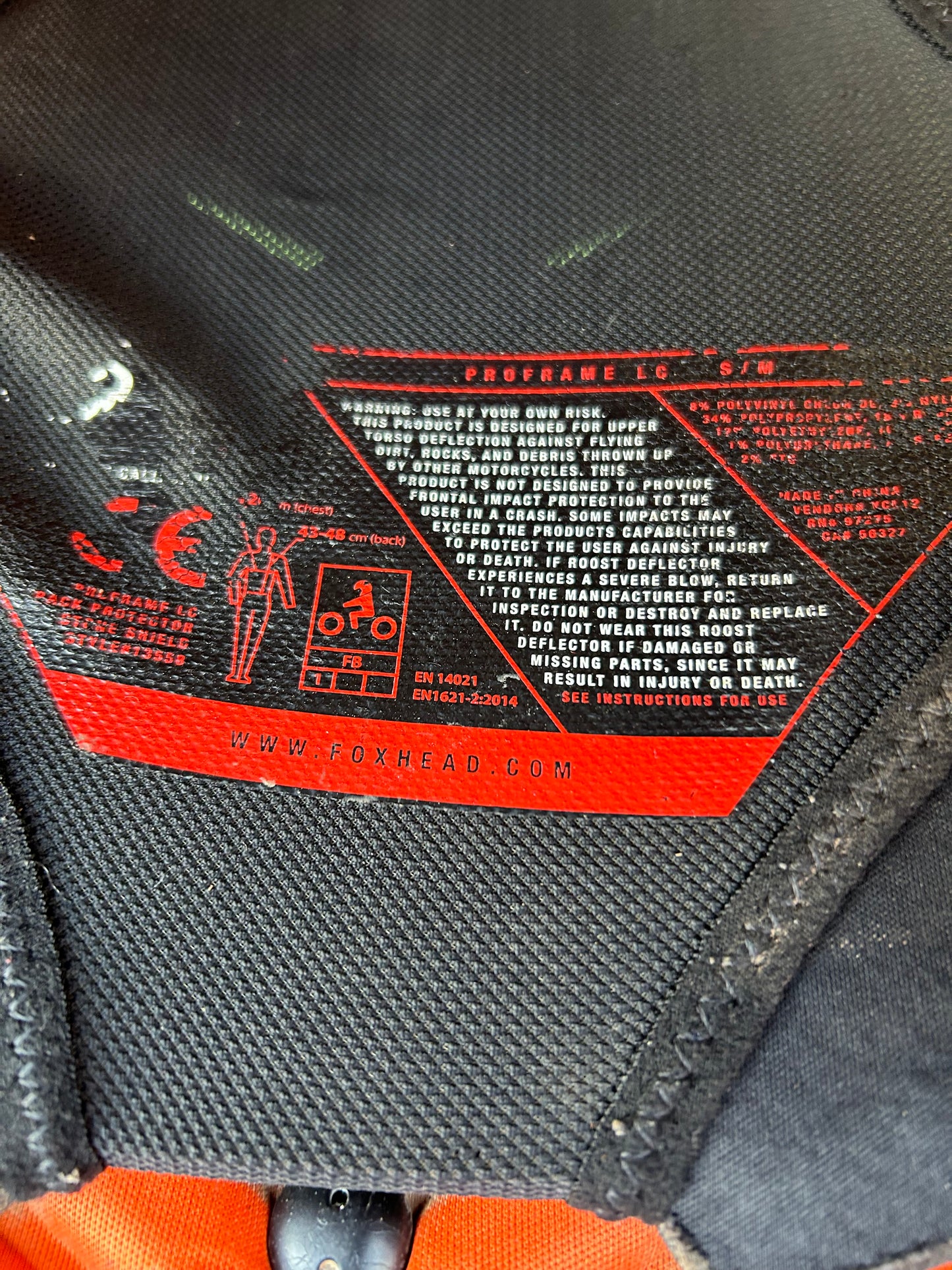 fox body armour s/m