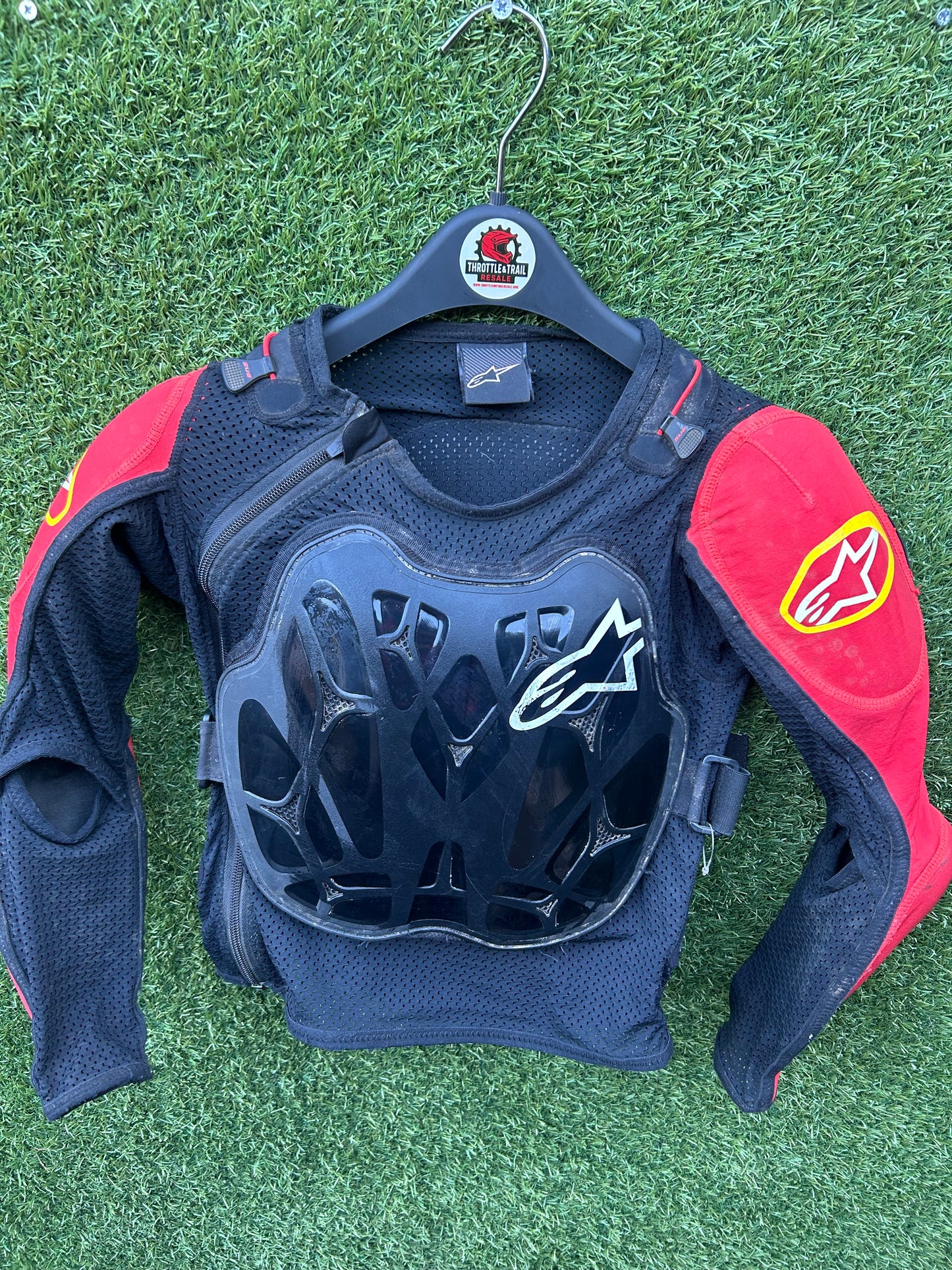 alpinestars youth bionic body armour ym/l