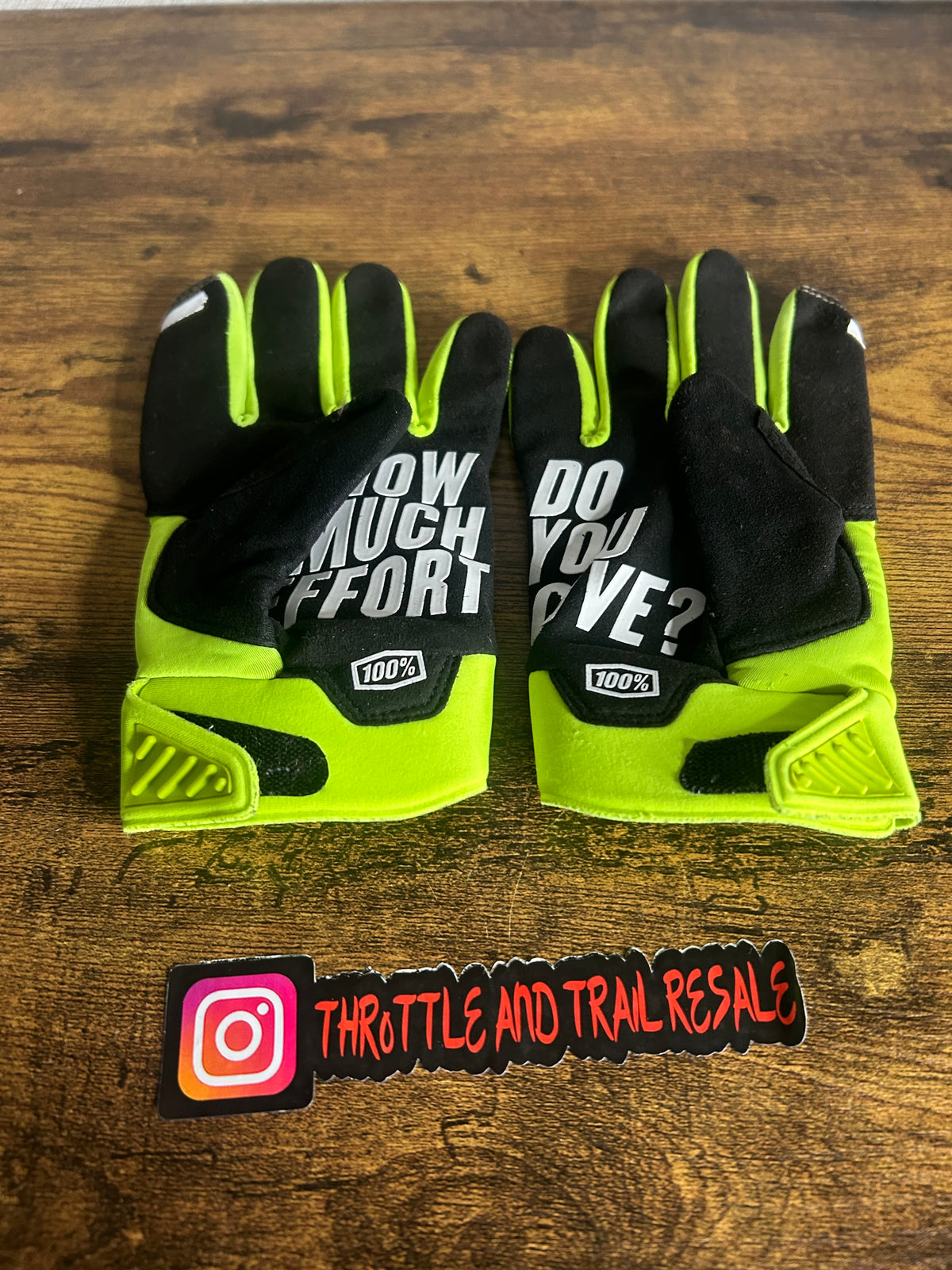 100% winter gloves youth large