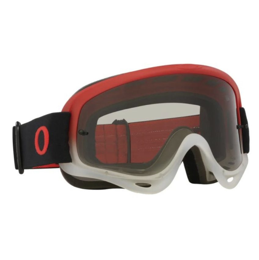 OAKLEY O-FRAME MX TEAM COLLECTION RED/LIGHT SMOKE, LIGHT GREY LENS