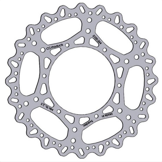 DISC BRAKE FRONT YZF250/450 16, CC PRODUCTS FRONT 270mm,