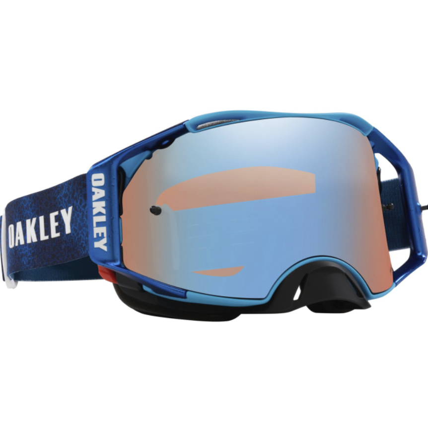 OAKLEY AIRBRAKE MX SEXTON SIGNATURE BLUE/BLUE, PRIZM MX SAPPHIRE LENS