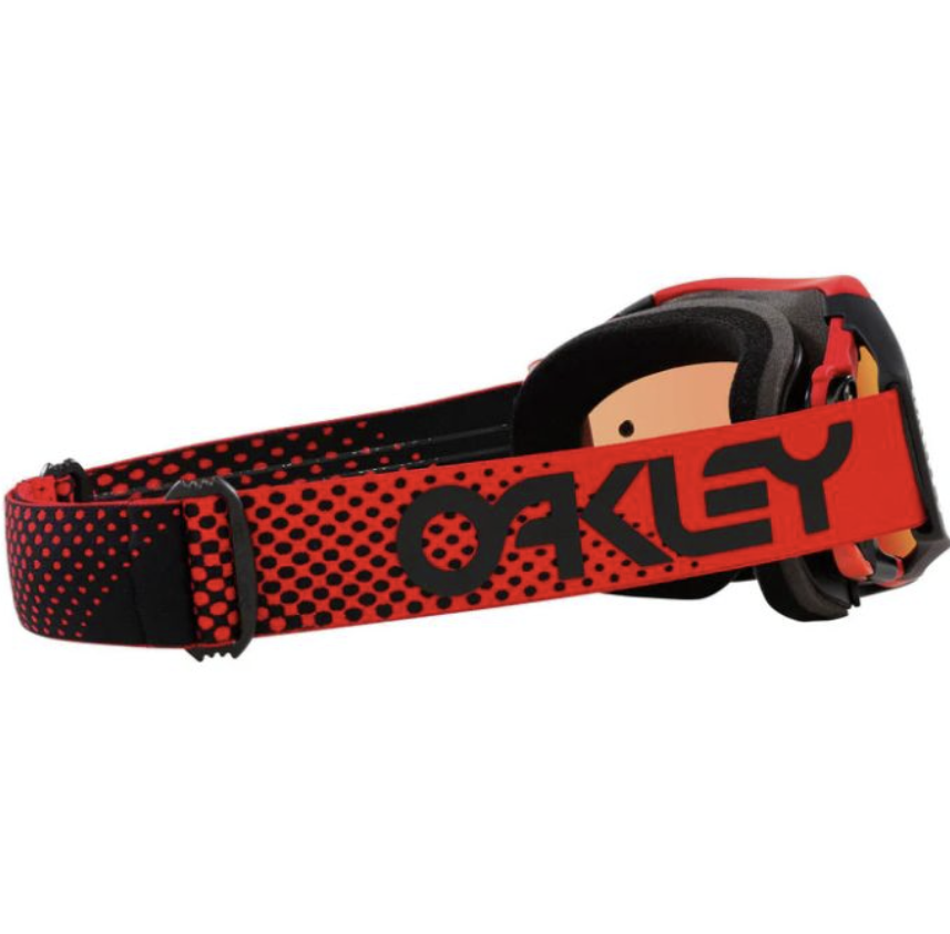 OAKLEY AIRBRAKE MX MOTO RED RED/ORANGE, PRIZM MX TORCH IRIDIUM LENS