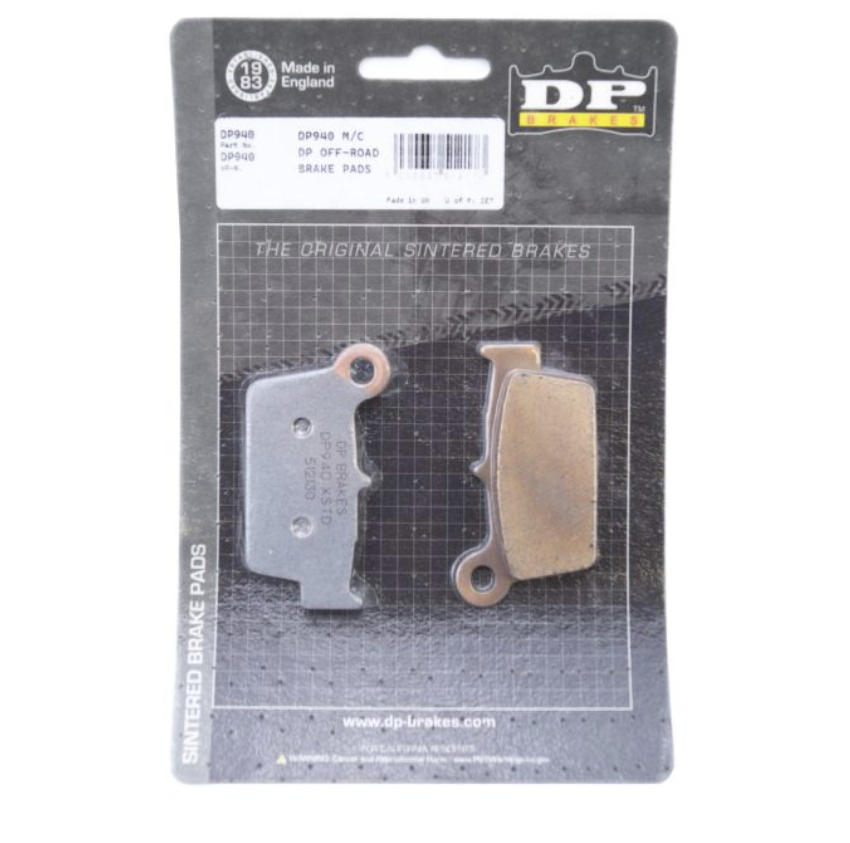 BRAKE PADS SINTERED DP BRAKES, DP940 Premium
