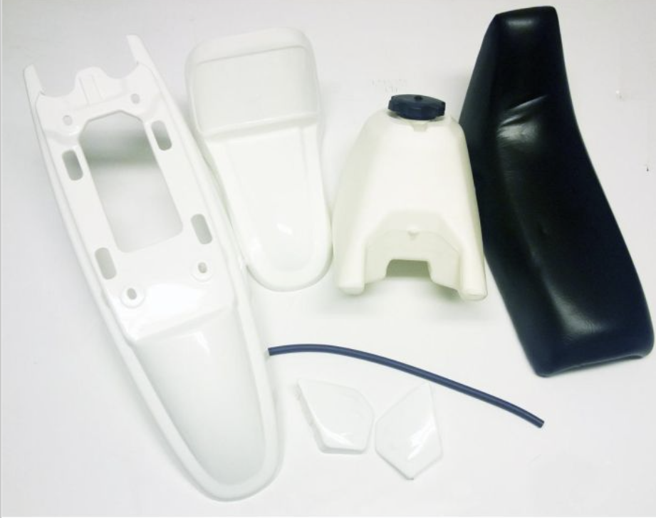 SEAT TANK FENDER KIT PW50 HX PW010 WHITE