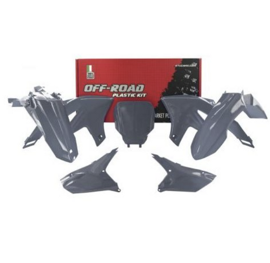 PLASTIC KIT/5 QUANTUM GREY, 2023-25 YZ450F
