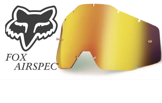 Goggle Shop Fox Airspec / Airspace Mirror Tear off Lens, Fire