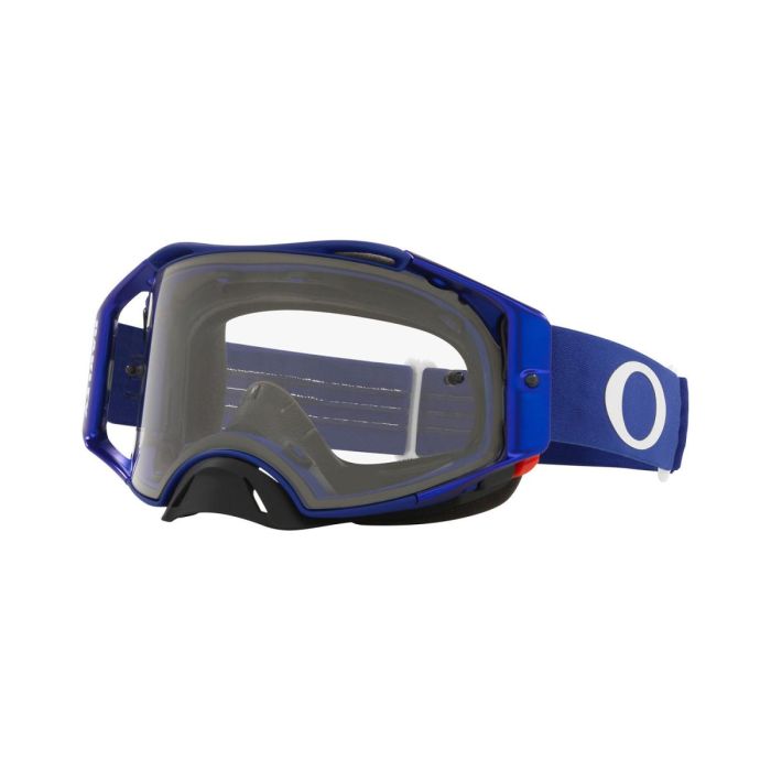 OAKLEY AIRBRAKE MX MOTO BLUE, CLEAR LENS