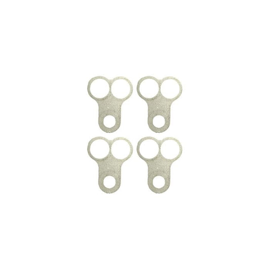 CARBURETOR HOSE HOLDER CLIP, TWIN HOLE / SUIT 8mm PIPE PK4,